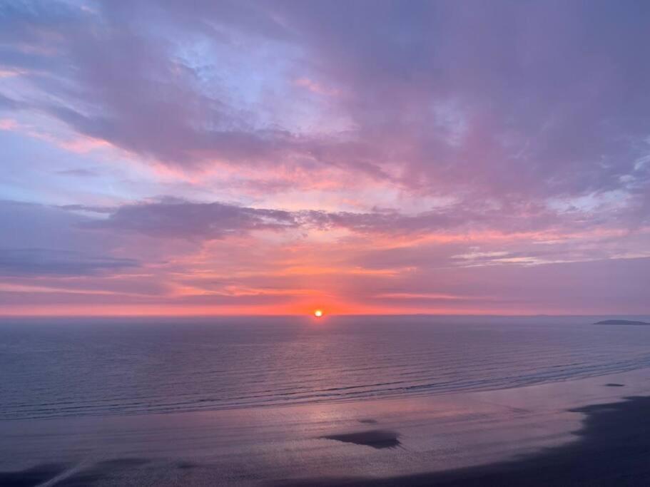 Gorgeous Gower Chalet Swansea Exteriör bild